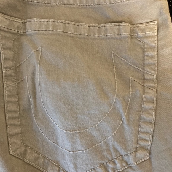 True Religion Grey Pants 33W - 28in inseam - Picture 5 of 6
